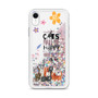 Happiness is Cats Liquid Glitter iPhone Case