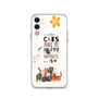 Happiness is Cats iPhone Case