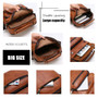 Big Size Men's Handbags Famous Brand Man Leather