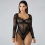 Lace Long Sleeve Bodysuit