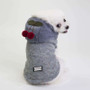 Cotton Plush Lined Hoodie Dog Sweater