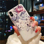 3D Relief Floral Phone Case For iPhone 6s 7 XS Max  iPhone 7 8 Plus XS XR