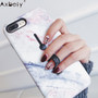 Marble silicon Ring Phone Cases iphone 6s 6 XS MAX/XR 7 8 Plus Stand Holder Cover