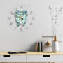 Dental Care Symbols Acrylic Hanging Wall Clock