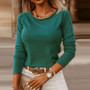 Long Sleeve O-Neck Knit Sweater