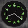 Dental Logo Theme Wall Clock