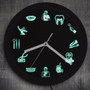 Dental Logo Theme Wall Clock