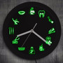 Dental Logo Theme Wall Clock