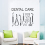 Dental Care Logo Wall Decal Sticker