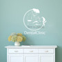 Dental Clinic Logo Vinyl Decal Wall Removable Sticker