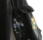 Flower Embroidery Sleeve A-Line Dress