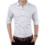 Men's Slim Fit Long Sleeve Dress Shirt