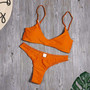Scoop Neck Brazilian Cut Bikini Set