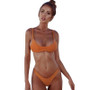 Scoop Neck Brazilian Cut Bikini Set