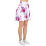 Skater Skirt - Italian Style - Peach Flowers. Size: XS-S-M-L-XL-2XL-3XL