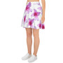 Skater Skirt - Italian Style - Peach Flowers. Size: XS-S-M-L-XL-2XL-3XL