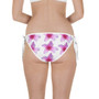 Bikini Bottom - Italian Style - Peach Flower. Size: XS-S-M-L-XL-2XL-3XL