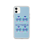 iPhone Case Blue Skulls 11, 11 Pro, 11 Pro Max