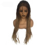 Bailey 2 (Ombre Rooted Blonde Lace Front Long Micro Braided Synthetic Wig w/ Baby Hair, 20"-26")