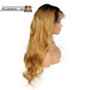 Lacey (#27 Blonde Body Wave Ombre Roots 13x6 LF 100% Remy Human Hair Wig 8"-24" Choose Density)