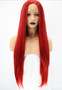 Red Letter (Red Long Silky Straight Heat Safe Synthetic Lace Front Wig)