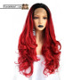 Candy Apple (Ombre Rooted Red Heat Safe Synthetic Lace Front Wig, 20"-28" Avail.)