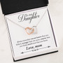 Heart  to Heart Interlocked Zirconia Stones Necklace (includes gift box)