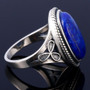 Lapis lazuli 925 Sterling Silver Rings
