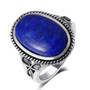 Lapis lazuli 925 Sterling Silver Rings