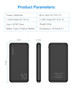 FLOVEME 10000mAh Power Bank Portable Charger