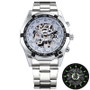 Men Skeleton Automatic Mechanical Watch