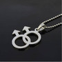 Pride Pendant Gay Symbols - Gay Necklace