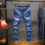 2018 New Fashion Boutique Stretch Casual Mens Jeans / Skinny Jeans Men Straight Mens Denim Jeans / Male Stretch Trouser Pants