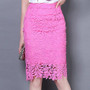 Elegant Floral Lace Skirt