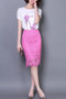 Elegant Floral Lace Skirt