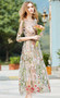 Bohemian Floral Embroidered Dress