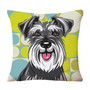 Happy Schnauzer Pillow Case