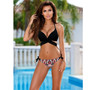 Cris Cross Bandage Halter Bikini  Set