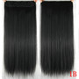 60cm Long Straight Women Clip In Hair Extensions