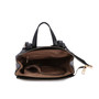 Fashion Elegant Modern Design Clasp Closure Plain Backpack Camel Brown/Black