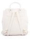 Synthetic Leather Backpack White