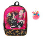 Jojo Siwa Girls 16 inch Backpack with Pom Pom keychain bundle Pink