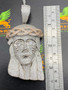 Jesus 3D White & Rose Custom pendant