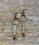 Vintage Natural Stone Bohemian Dangle Earrings