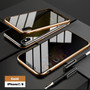 Privacy Tempered Glass Magnetic/ Anti-peeping Magnet Metal Bumper Case