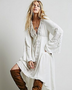 Statement Embroidered Cotton Tunic Styled Dress