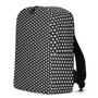 Black And White Minimalist Backpack