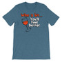 Wine a bit Unisex short sleeve t-shirt