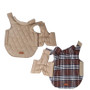 Reversible Plaid Dog Coat