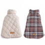 Reversible Plaid Dog Coat